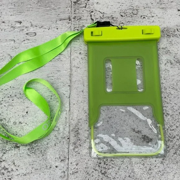 Enkeeo Waterproof Phone Case Neon Green Floating Phone Pouch Underwater - Picture 7 of 11